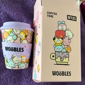 BT21 Limited edition The Woobles Coffee Cup